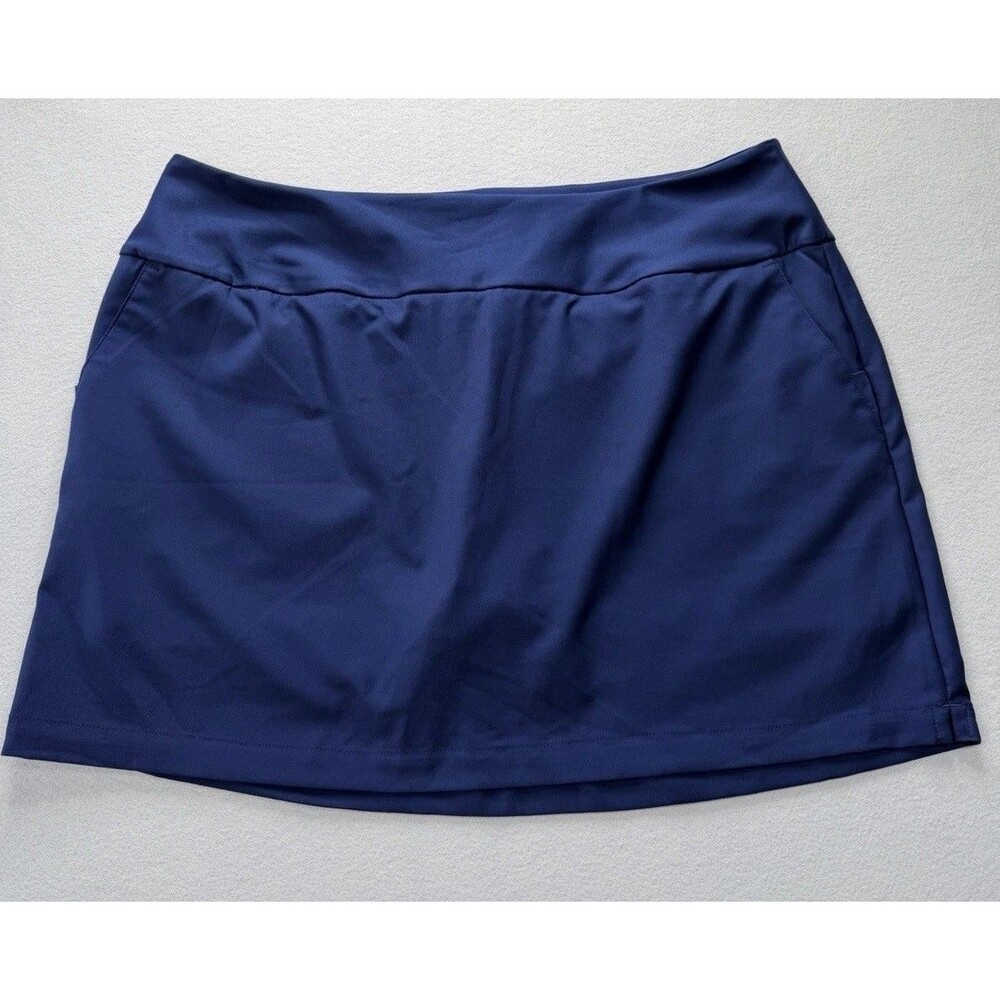 Adidas Ultimate365 Golf Skort Womens XL Blue Athletic Tennis Stretch Pockets